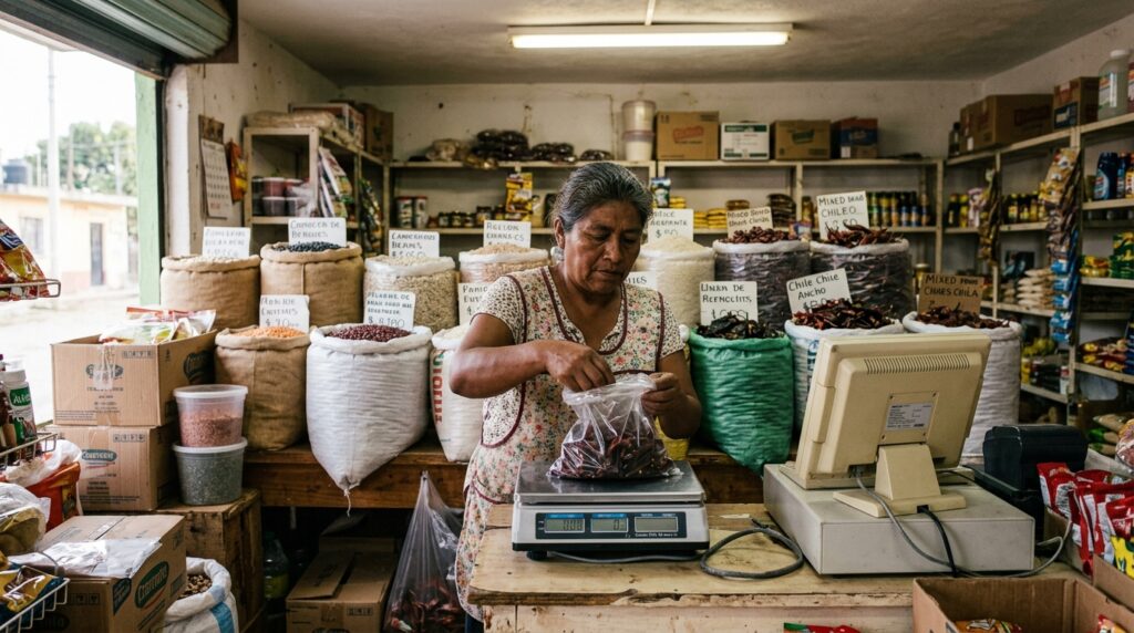 sistema POS abarrotes báscula ventas a granel - sistemasparanegocio.com