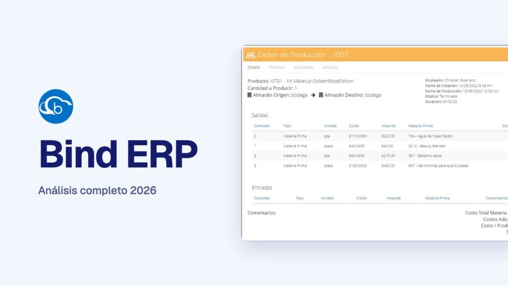 Bind ERP 2026: análisis completo y para quién sirve