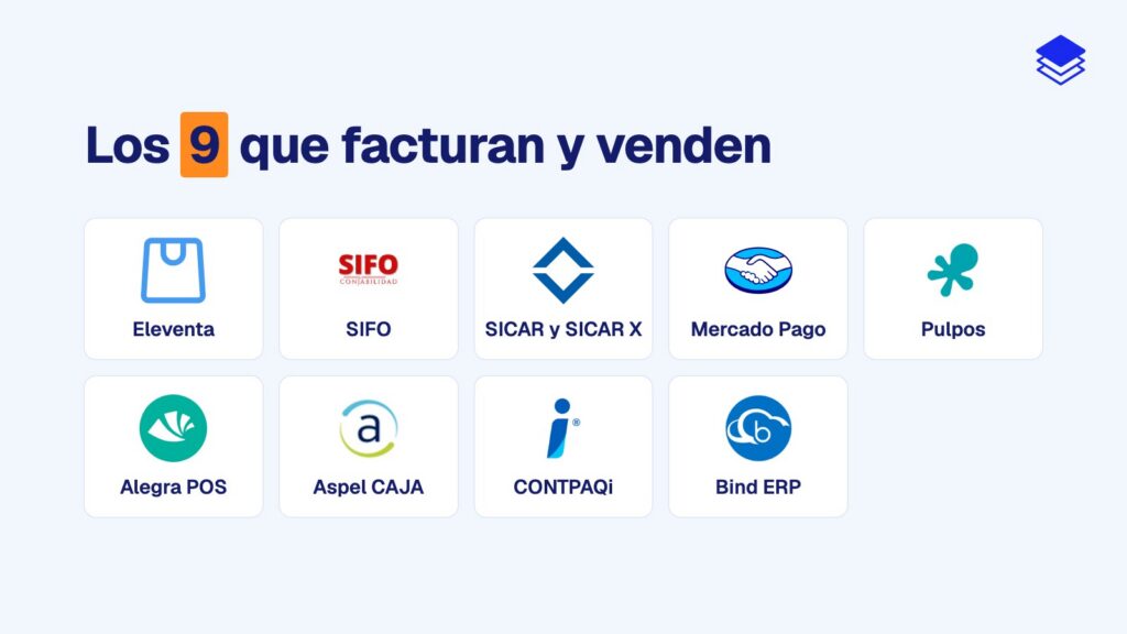 Los 9 mejores sistemas que facturan y venden en el mismo lugar (México 2026)