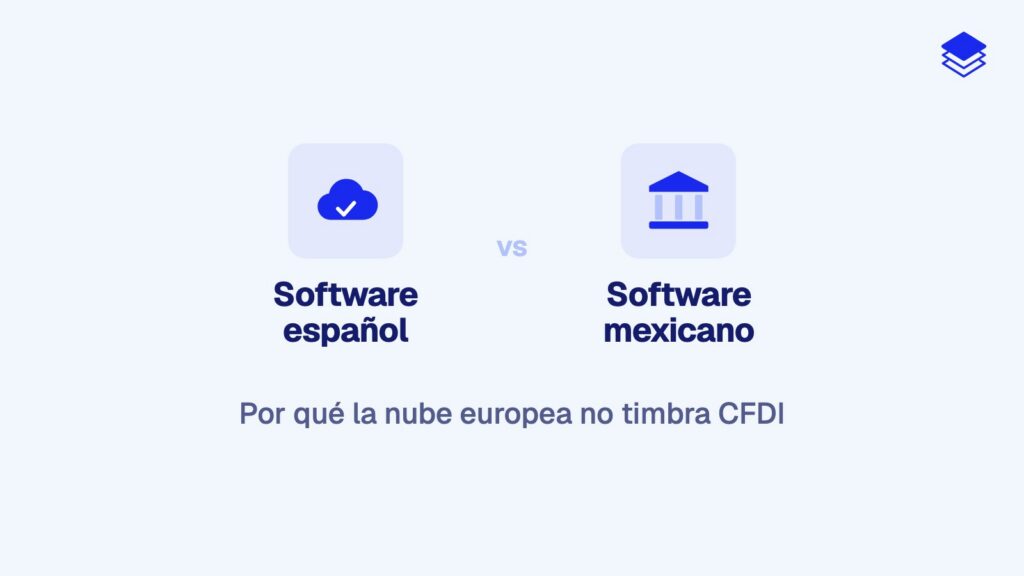 Software de inventario español vs mexicano: por qué la nube europea no timbra CFDI (2026)